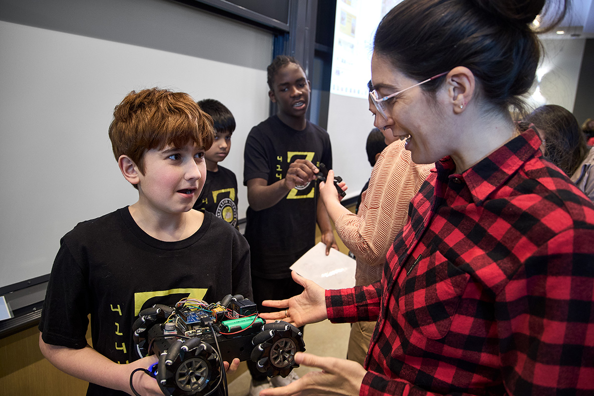 WashU archaeologist Patania mentors Lego League teams