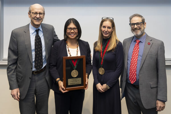 Drewry installed as inaugural Llorin-Roa professor