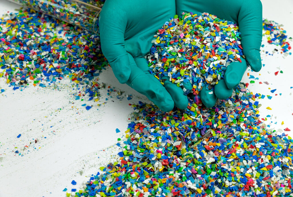 plastic in pellet form
