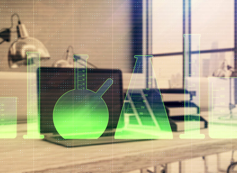 holograms of test tubes