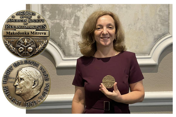 Mitreva receives award for parasite research 