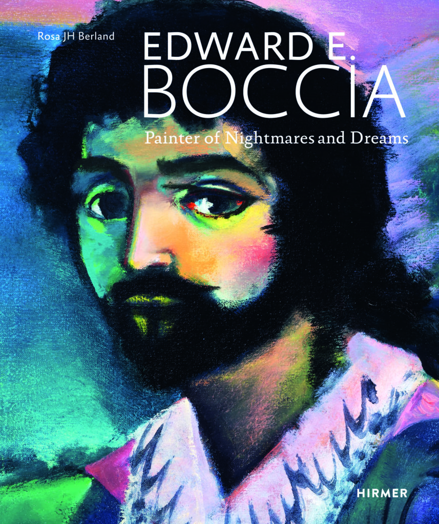 Book cover, “Edward E. Boccia: Painter of Nightmares and Dreams”