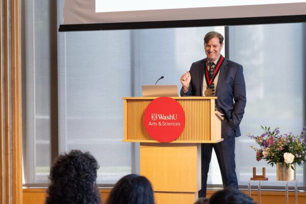 Wick installed as Robert G. and Maxine W. Scheibe Professor of Mathematics
